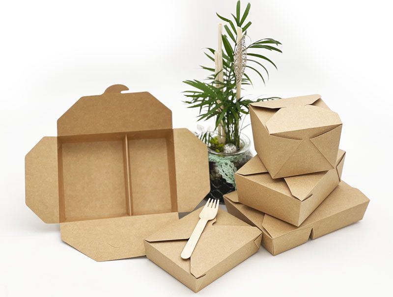 Falt-Menüboxen aus Kraftkarton